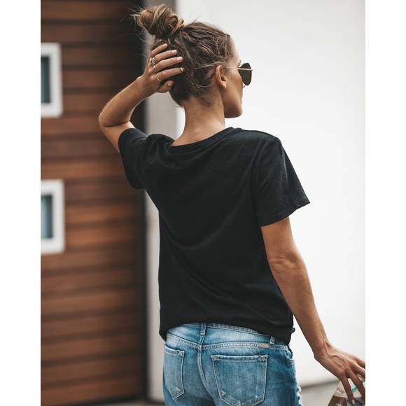 >>LAST<< Boss Babe Cotton Tee - Black - Picture 3 of 6